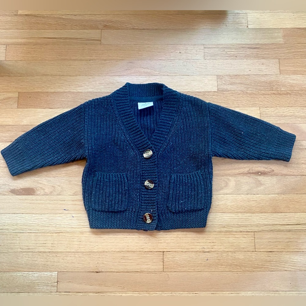 Orcas Lucille chunky knit cardigan sweater 0-6m